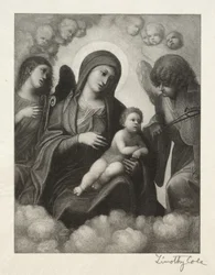 Alte italienische Meister: Madonna und Kind in Herrlichkeit