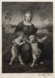 Alte italienische Meister: Die Madonna des Stieglitz, 1888-1892