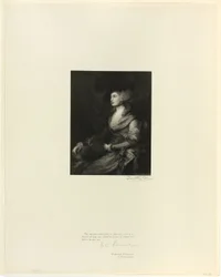 Porträt von Mrs. Siddons, aus Alte englische Meister