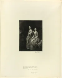 Die Schwestern: Mrs. Sheridan und Mrs. Tickell, aus Old English Masters