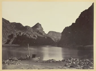 Black Canyon, Colorado River, von Lager 8, flussaufwärts gesehen