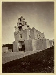 Die Kirche San Miguel, die älteste in Santa Fe, N.M.