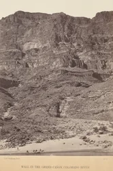 Wand im Grand Canyon, Colorado River, 1871