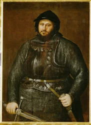Johann Friedrich, Kurfürst von Sachsen in Rüstung
