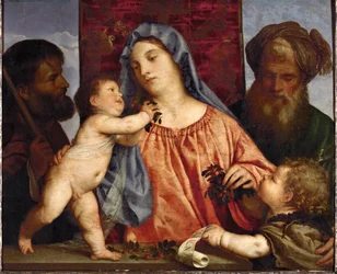 Madonna mit Kirschen
