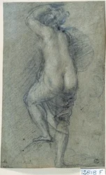 Nackte Frau