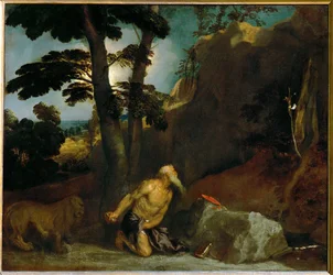 Der heilige Hieronymus, wahrscheinlich von Isabella d