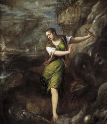 Heilige Margarete, um 1565