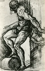 Skizze für den Heiligen Sebastian