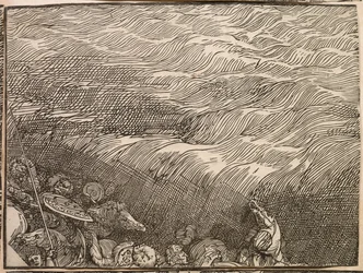 Die Untertauchen der Armee des Pharaos im Roten Meer