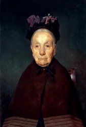 Porträt einer alten Frau von Tito Lessi (1858-1917)