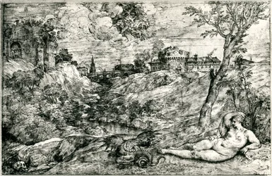 Medor und Angelica oder Jason und Medea, ca. 1535-1545, 1937