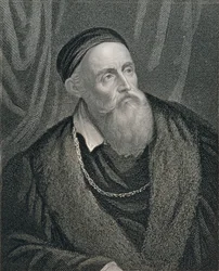 Selbstporträt, graviert von William Holl (1807-71)