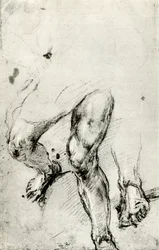 Studie für das Martyrium des Hl. Laurentius in Venedig, um 1550, 1937