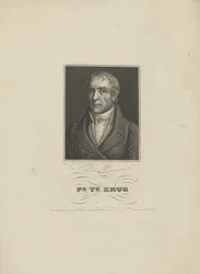 Porträt von Wilhelm Traugott Krug 1770-1842, 1828-1829