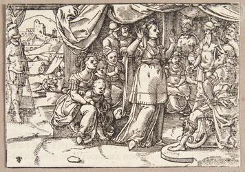 Veturia und Volumnia bitten Coriolanus, Rom zu verschonen