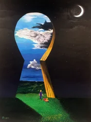 Schlüsselloch zu einer neuen Welt