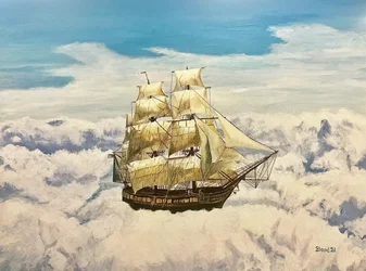 Durch Wolken segeln