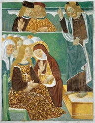 Jesus predigt den Frauen