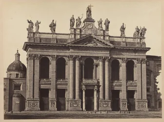 St. Jean de Lateran, Rom, um 1860