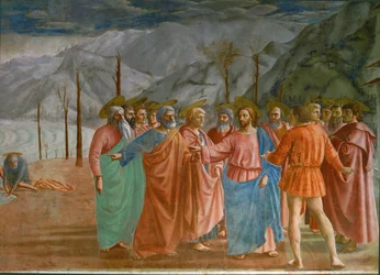 Jesus, Sankt Peter und der Zöllner