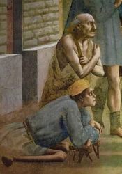 Der Schatten des Heiligen Petrus heilt die Kranken