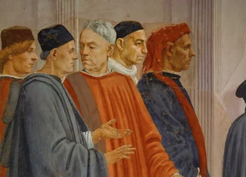 Zuschauer beobachten die wundersame Auferstehung des Sohnes von Theophil, Präfekt von Antiochia