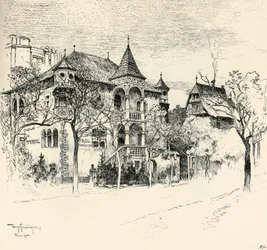 Schloss Tyrolen von Tony Grubhofer, 1900