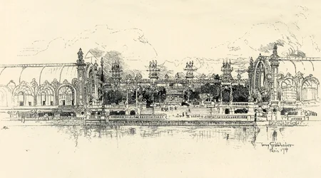 Die Pavillons für Gartenbau und Forstwirtschaft von Tony Grubhofer, 1900
