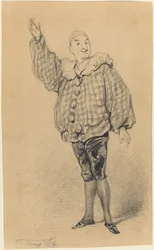 Lepeintre Ainé in der Rolle des Paillasse