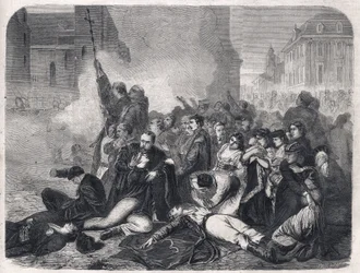 Das Massaker an Zivilisten auf dem Schlossplatz in Warschau am 8. April