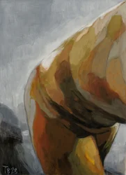 Goldene sinnliche Kurven