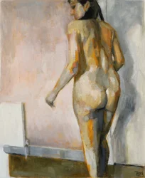 Aktfigur im Licht