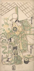 Szene aus einem modifizierten Soga-Stück, ca. 1745
