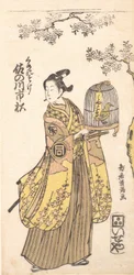 Der Schauspieler Sanogawa Ichimitsu in der Rolle des Kumenosuke, 1735-1785