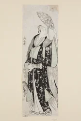 Schauspieler Sawamura Sōjūrō III als Minamoto no Yoritomo