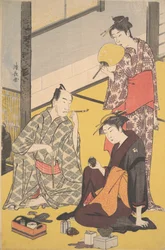 Der Kabuki-Schauspieler Matsumoto Koshiro IV, ca. 1783