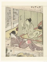 Zwei Frauen an einem Sommerabend