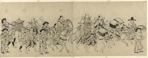 Ankunft der koreanischen Botschaft in Edo