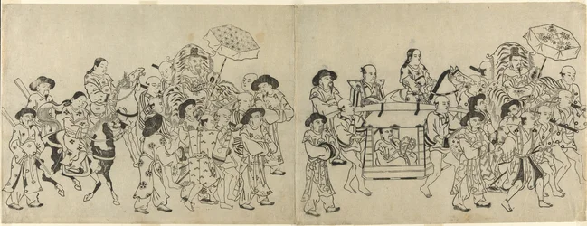 Ankunft der koreanischen Botschaft in Edo