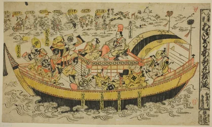 Acht Szenen von Kanazawa (Kanazawa hakkei): Der Tanz von Asahina und Umejumaru (Asaina Umejumaru mai no dan)