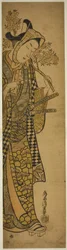Der Schauspieler Sanogawa Ichimatsu I als junger Mann