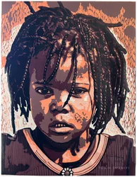 Afrikanisches Kinderporträt