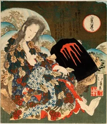 Yama-uba mit Kintaro, 1840er Jahre