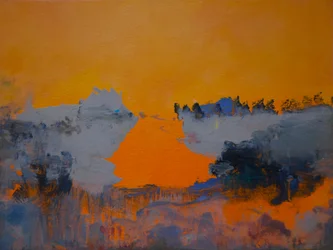 Mandarinen-Traumlandschaft 1, 2024