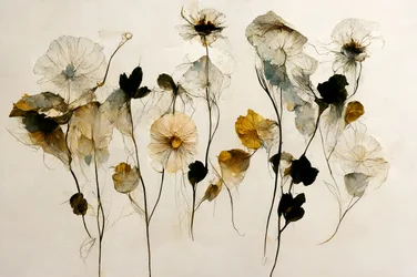 Schöne Trockenblumen