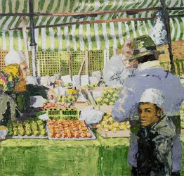 Marktstand (Ridley Road, London), 2003