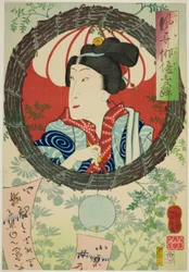 Der Schauspieler Sawamura Tanosuke III, aus der Serie "Erinnerungen an elegante Schauspieler (Fuga wazaogi shinobu)"