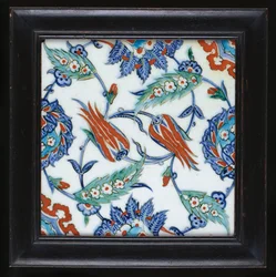 Eine Iznik-Keramikfliese, ca. 1580