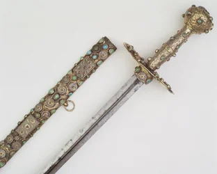 Schwertgriff mit Scheide